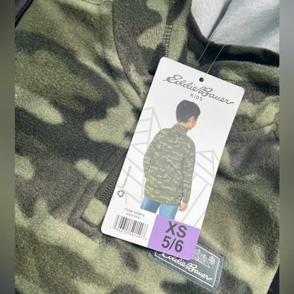 Eddie Bauer Kids Quest Quarter Zip Fleece Pullover